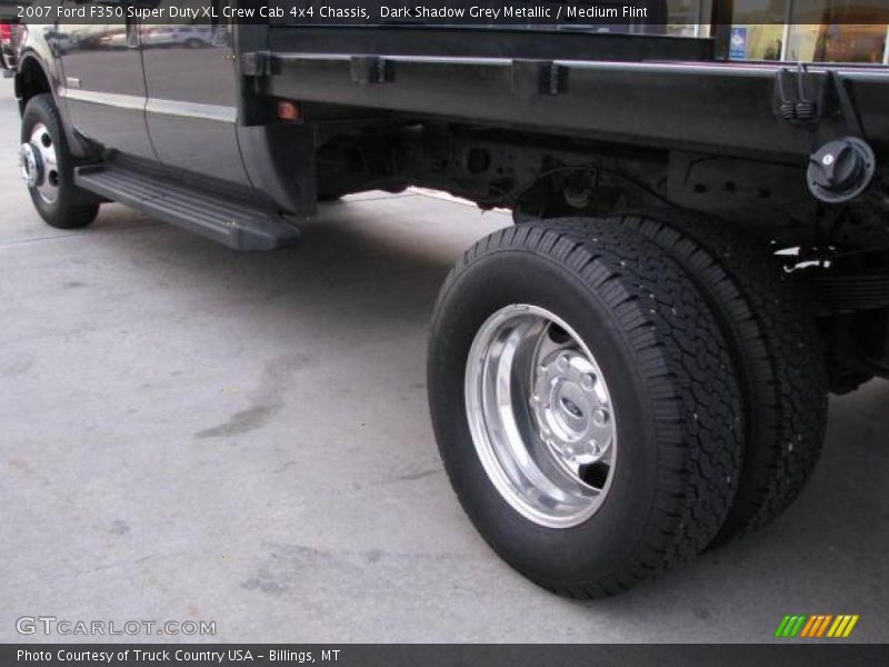 Dark Shadow Grey Metallic / Medium Flint 2007 Ford F350 Super Duty XL Crew Cab 4x4 Chassis
