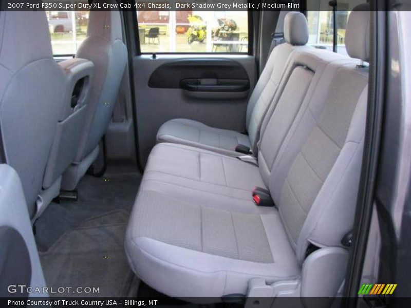 Dark Shadow Grey Metallic / Medium Flint 2007 Ford F350 Super Duty XL Crew Cab 4x4 Chassis