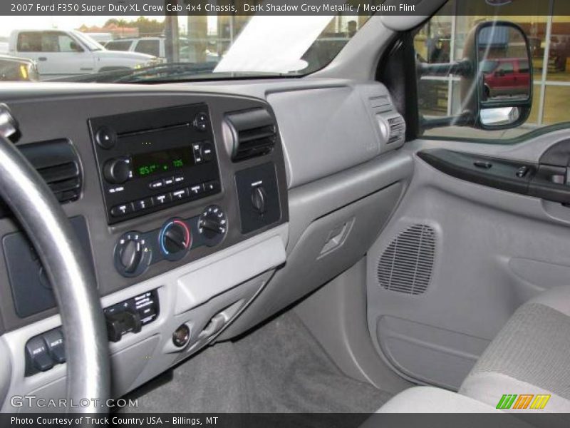 Dark Shadow Grey Metallic / Medium Flint 2007 Ford F350 Super Duty XL Crew Cab 4x4 Chassis