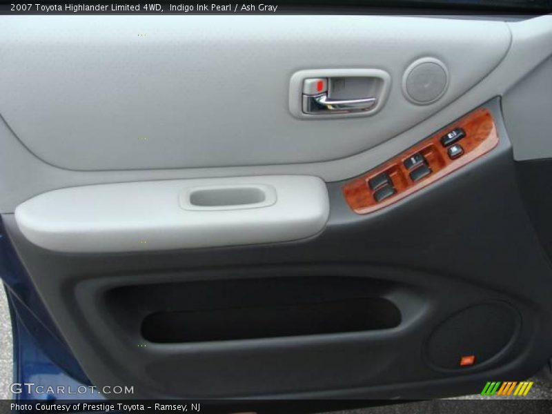 Indigo Ink Pearl / Ash Gray 2007 Toyota Highlander Limited 4WD