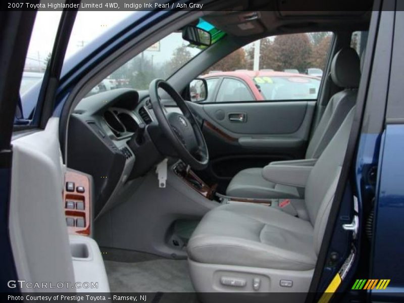 Indigo Ink Pearl / Ash Gray 2007 Toyota Highlander Limited 4WD