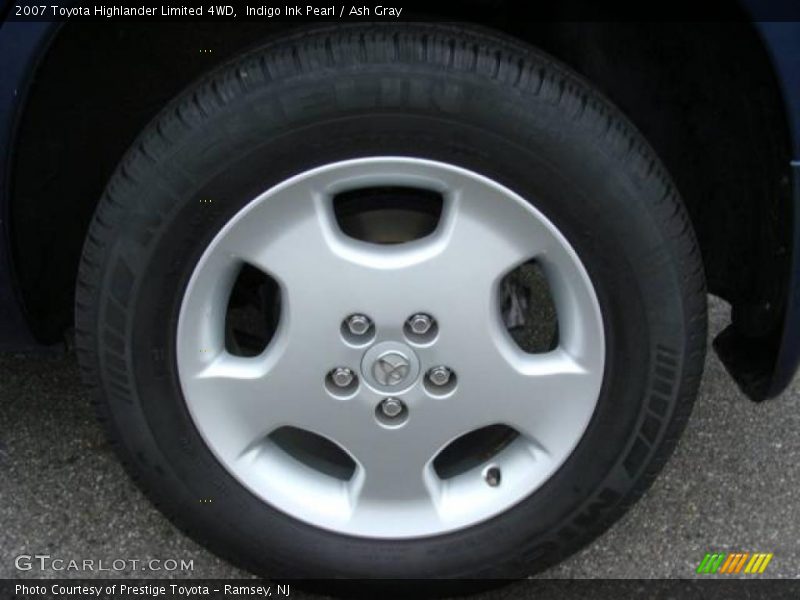Indigo Ink Pearl / Ash Gray 2007 Toyota Highlander Limited 4WD