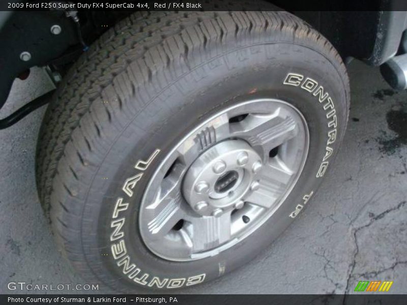 Red / FX4 Black 2009 Ford F250 Super Duty FX4 SuperCab 4x4