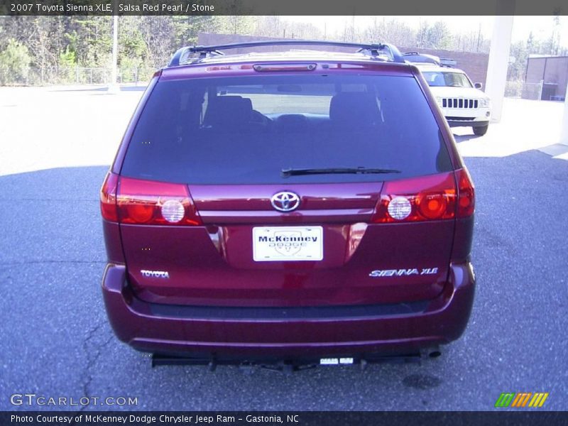 Salsa Red Pearl / Stone 2007 Toyota Sienna XLE