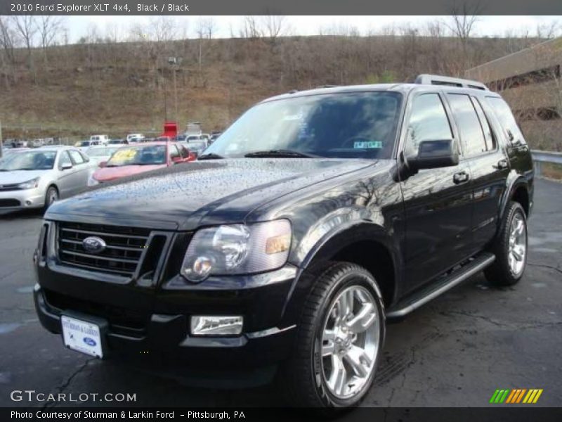 Black / Black 2010 Ford Explorer XLT 4x4