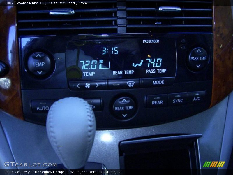 Salsa Red Pearl / Stone 2007 Toyota Sienna XLE