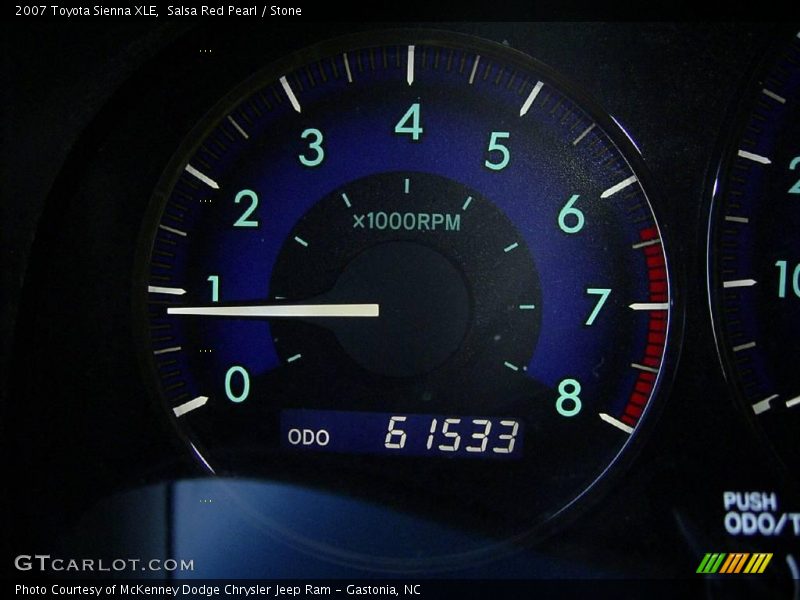 Salsa Red Pearl / Stone 2007 Toyota Sienna XLE