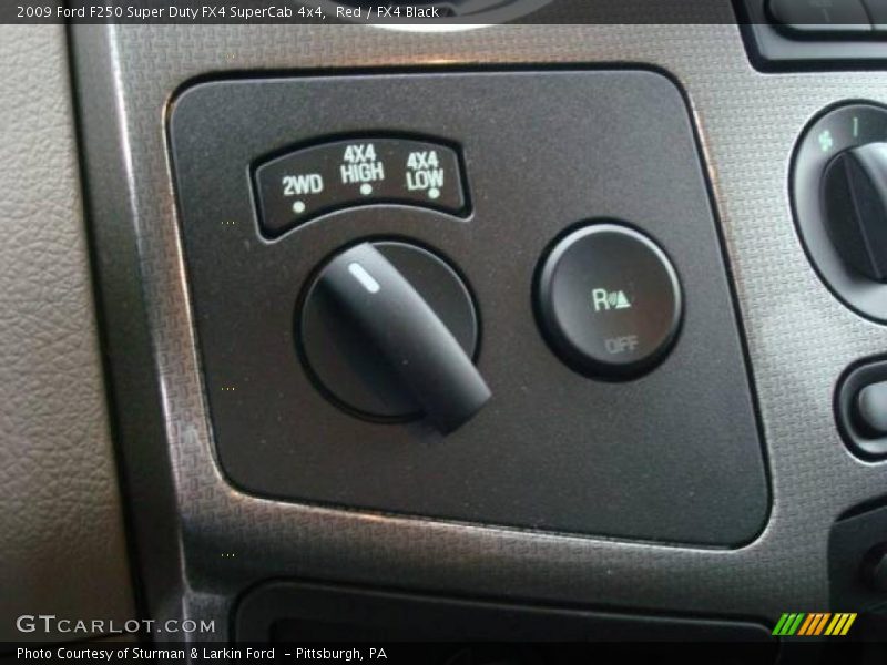 Red / FX4 Black 2009 Ford F250 Super Duty FX4 SuperCab 4x4
