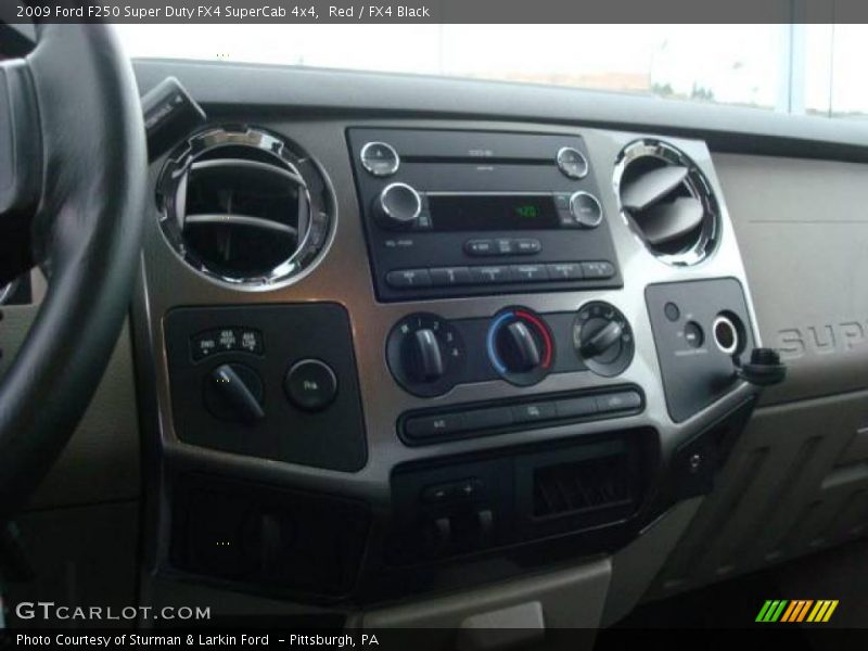 Red / FX4 Black 2009 Ford F250 Super Duty FX4 SuperCab 4x4