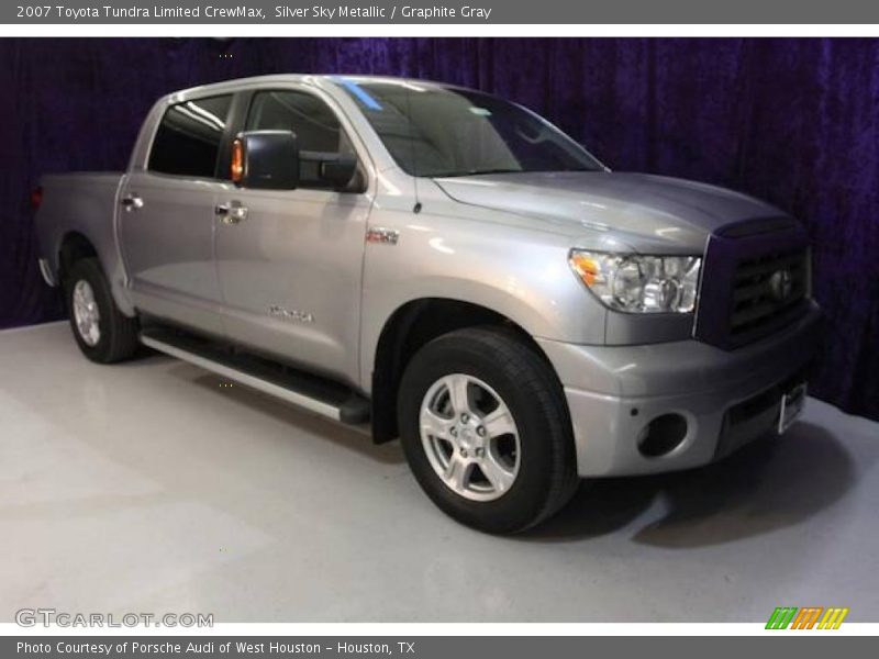 Silver Sky Metallic / Graphite Gray 2007 Toyota Tundra Limited CrewMax