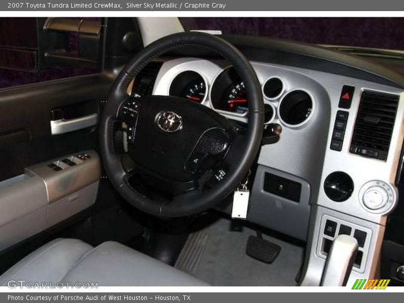 Silver Sky Metallic / Graphite Gray 2007 Toyota Tundra Limited CrewMax