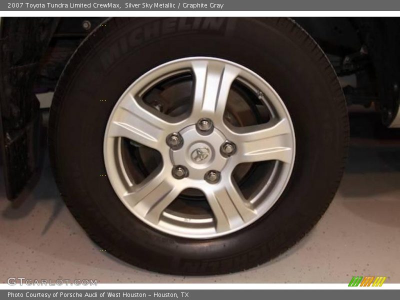 Silver Sky Metallic / Graphite Gray 2007 Toyota Tundra Limited CrewMax