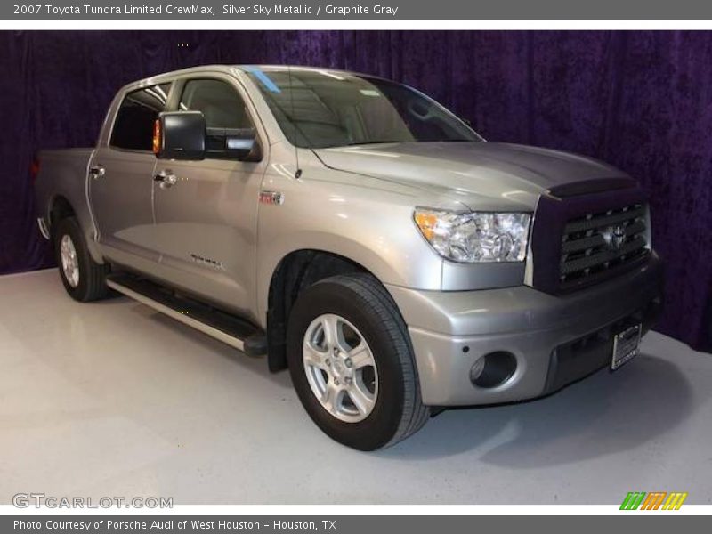 Silver Sky Metallic / Graphite Gray 2007 Toyota Tundra Limited CrewMax