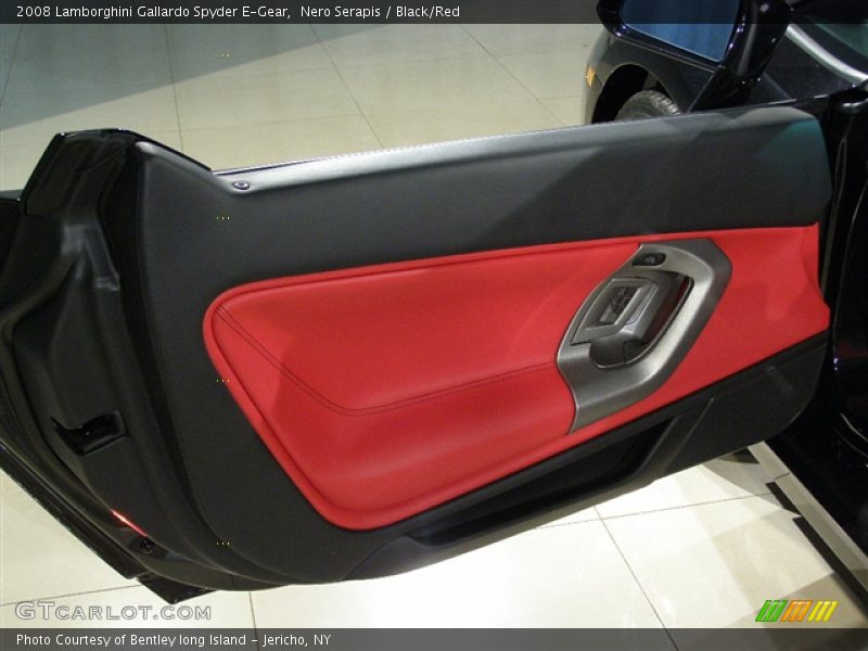 Nero Serapis / Black/Red 2008 Lamborghini Gallardo Spyder E-Gear