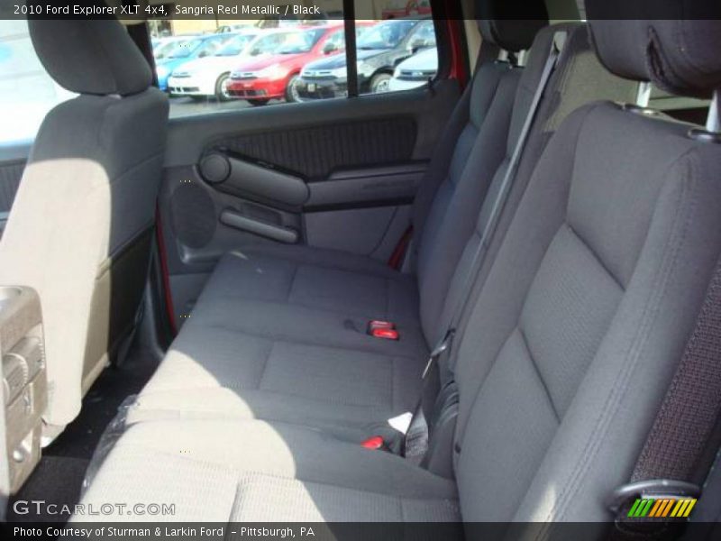 Sangria Red Metallic / Black 2010 Ford Explorer XLT 4x4