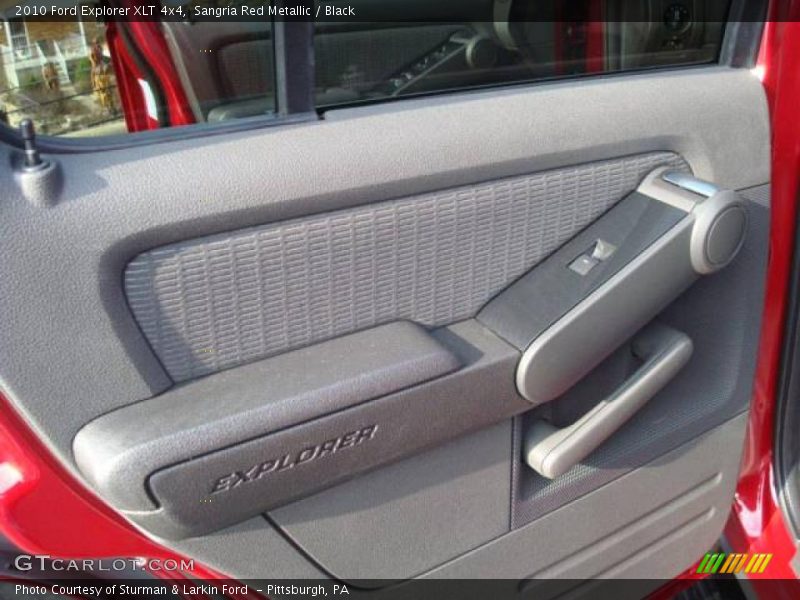 Sangria Red Metallic / Black 2010 Ford Explorer XLT 4x4