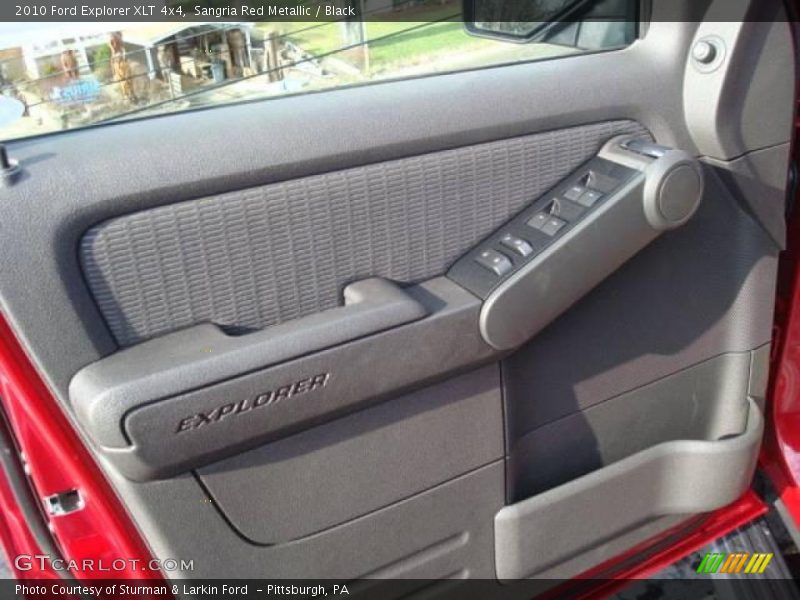 Sangria Red Metallic / Black 2010 Ford Explorer XLT 4x4