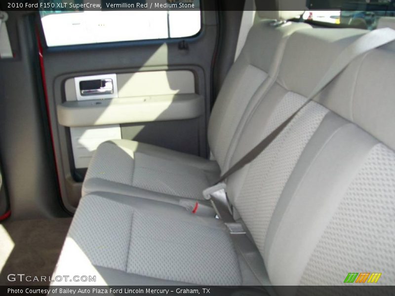 Vermillion Red / Medium Stone 2010 Ford F150 XLT SuperCrew
