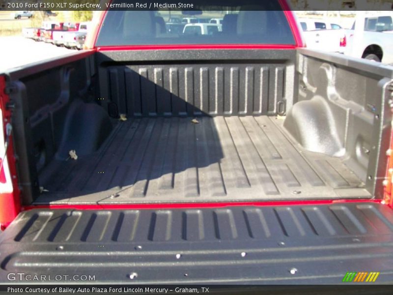 Vermillion Red / Medium Stone 2010 Ford F150 XLT SuperCrew