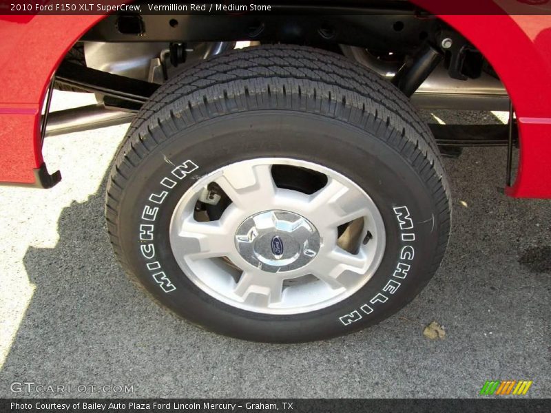 Vermillion Red / Medium Stone 2010 Ford F150 XLT SuperCrew