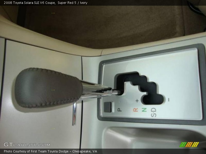 Super Red 5 / Ivory 2008 Toyota Solara SLE V6 Coupe