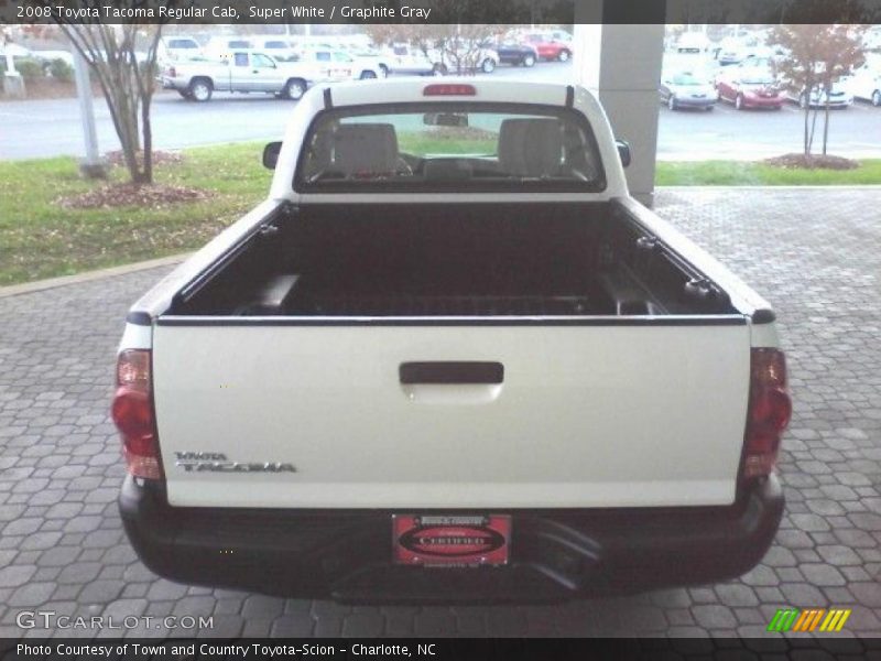 Super White / Graphite Gray 2008 Toyota Tacoma Regular Cab
