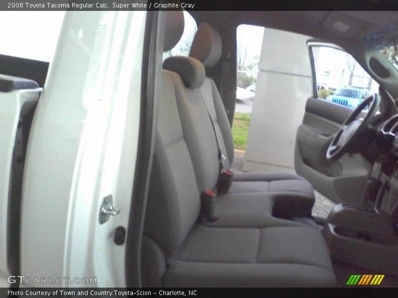 Super White / Graphite Gray 2008 Toyota Tacoma Regular Cab