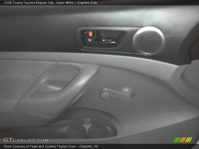 Super White / Graphite Gray 2008 Toyota Tacoma Regular Cab