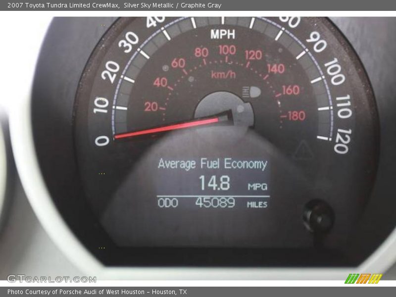 Silver Sky Metallic / Graphite Gray 2007 Toyota Tundra Limited CrewMax