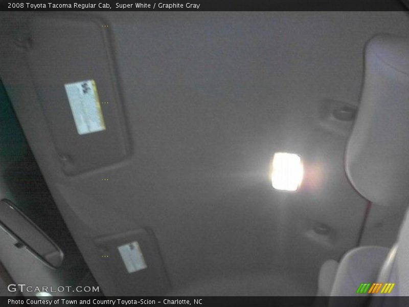 Super White / Graphite Gray 2008 Toyota Tacoma Regular Cab
