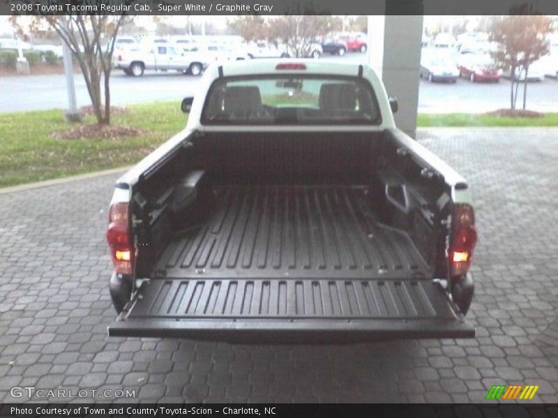 Super White / Graphite Gray 2008 Toyota Tacoma Regular Cab