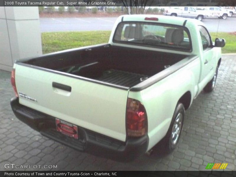 Super White / Graphite Gray 2008 Toyota Tacoma Regular Cab
