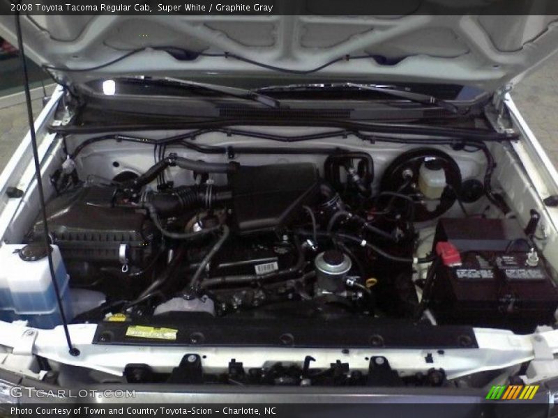 Super White / Graphite Gray 2008 Toyota Tacoma Regular Cab