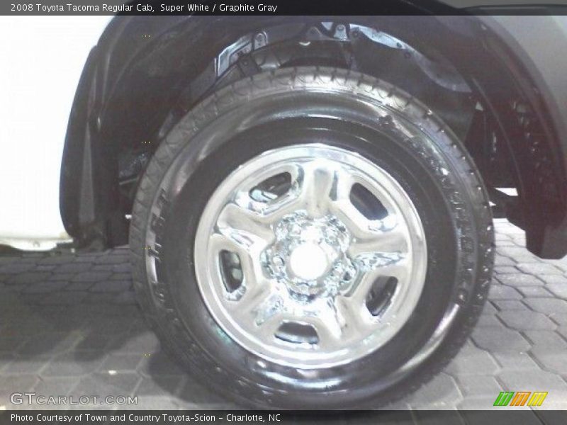 Super White / Graphite Gray 2008 Toyota Tacoma Regular Cab