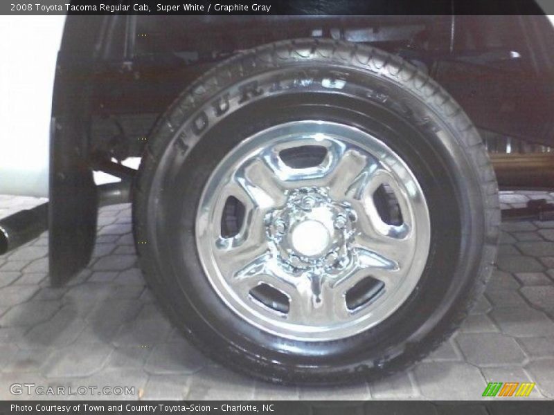 Super White / Graphite Gray 2008 Toyota Tacoma Regular Cab