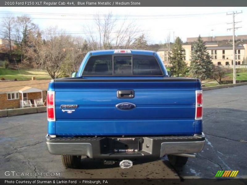 Blue Flame Metallic / Medium Stone 2010 Ford F150 XLT Regular Cab 4x4