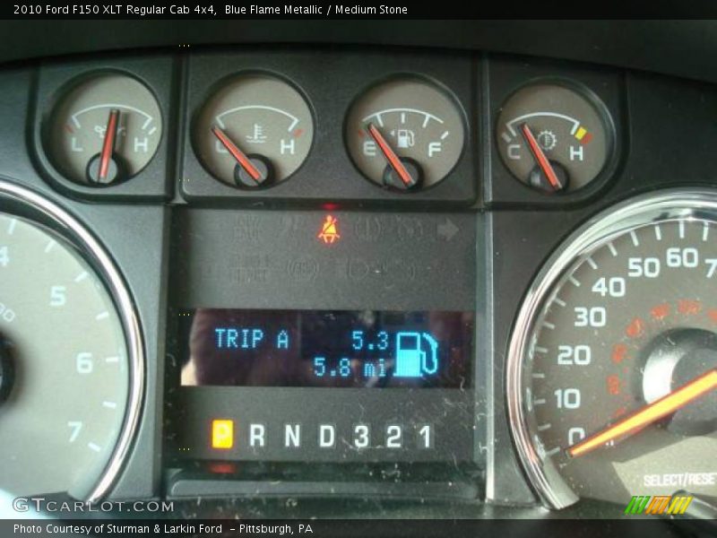 Blue Flame Metallic / Medium Stone 2010 Ford F150 XLT Regular Cab 4x4