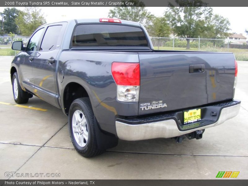 Slate Gray Metallic / Graphite Gray 2008 Toyota Tundra SR5 CrewMax