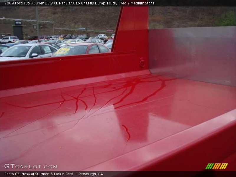 Red / Medium Stone 2009 Ford F350 Super Duty XL Regular Cab Chassis Dump Truck