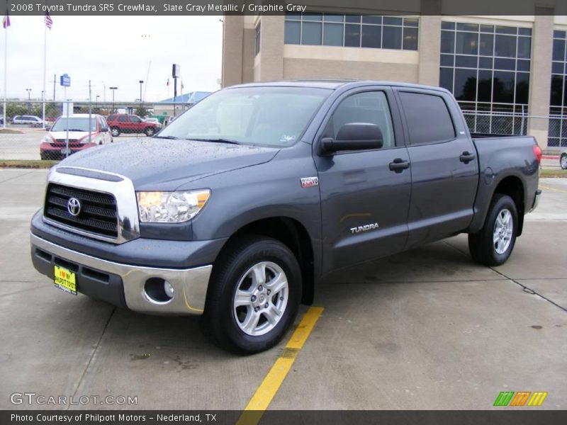 Slate Gray Metallic / Graphite Gray 2008 Toyota Tundra SR5 CrewMax