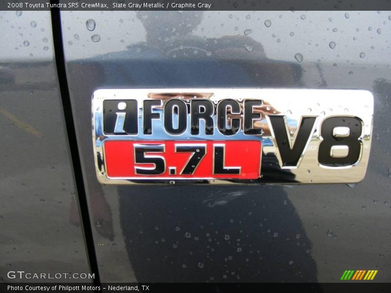 Slate Gray Metallic / Graphite Gray 2008 Toyota Tundra SR5 CrewMax