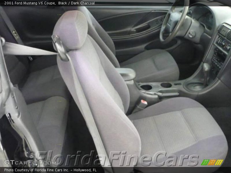 Black / Dark Charcoal 2001 Ford Mustang V6 Coupe