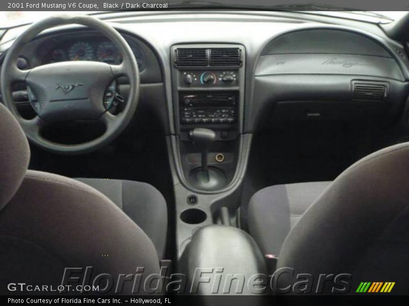 Black / Dark Charcoal 2001 Ford Mustang V6 Coupe