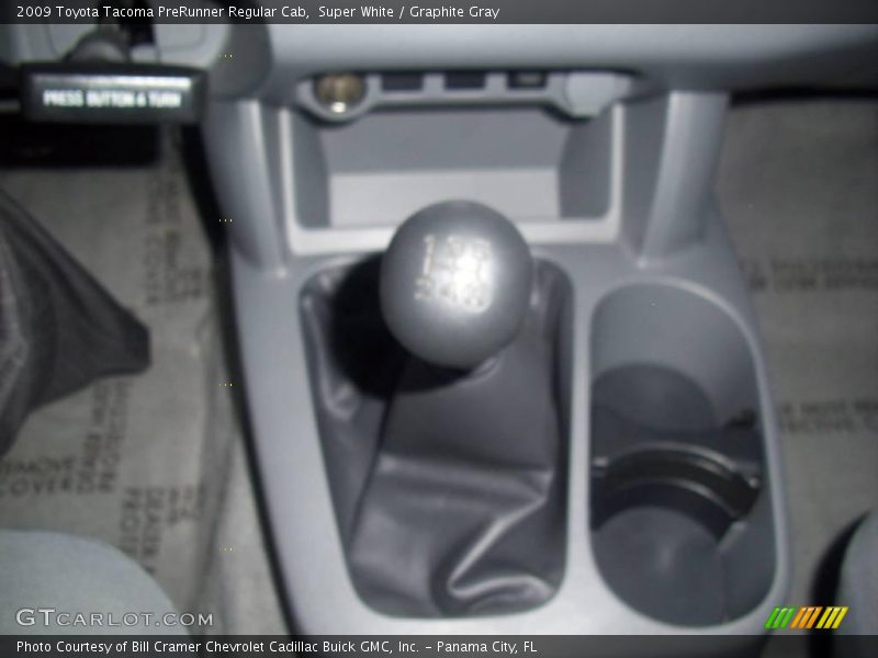 Super White / Graphite Gray 2009 Toyota Tacoma PreRunner Regular Cab