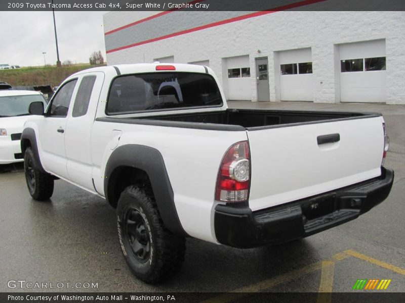 Super White / Graphite Gray 2009 Toyota Tacoma Access Cab 4x4