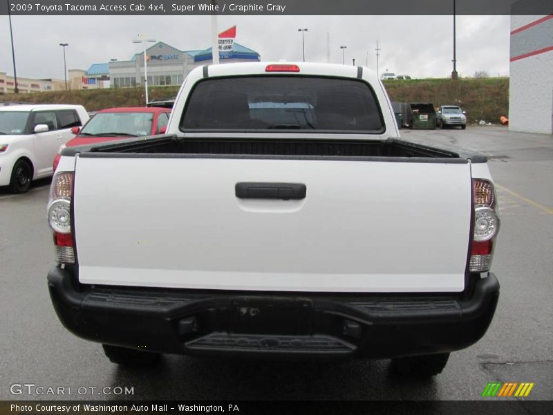 Super White / Graphite Gray 2009 Toyota Tacoma Access Cab 4x4