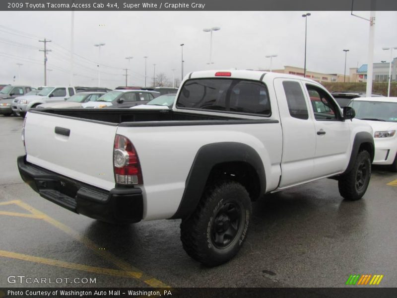 Super White / Graphite Gray 2009 Toyota Tacoma Access Cab 4x4