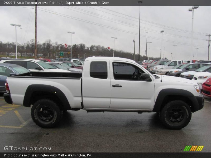 Super White / Graphite Gray 2009 Toyota Tacoma Access Cab 4x4