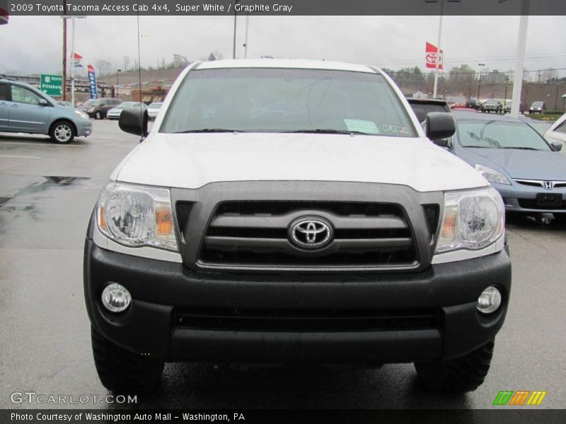 Super White / Graphite Gray 2009 Toyota Tacoma Access Cab 4x4
