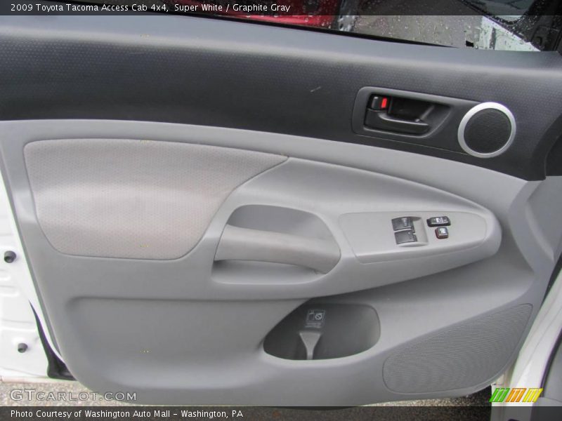 Super White / Graphite Gray 2009 Toyota Tacoma Access Cab 4x4